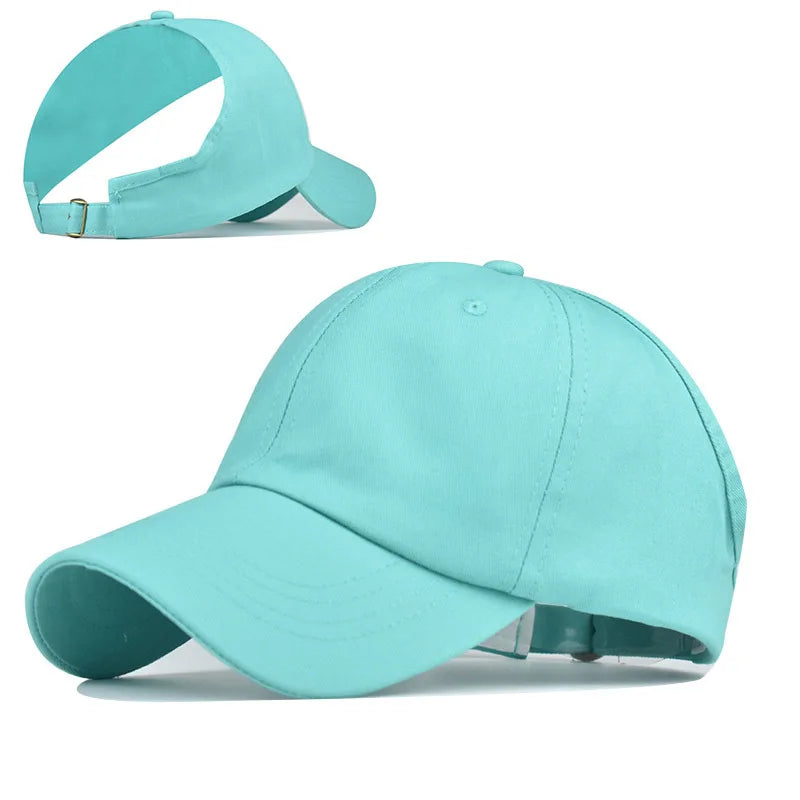 Newest Curly Hair Backless Ponytail Cap for Women Natural Hair Afro Hair Messy Bun Ponytail Baseball Cap Hat Adjustable