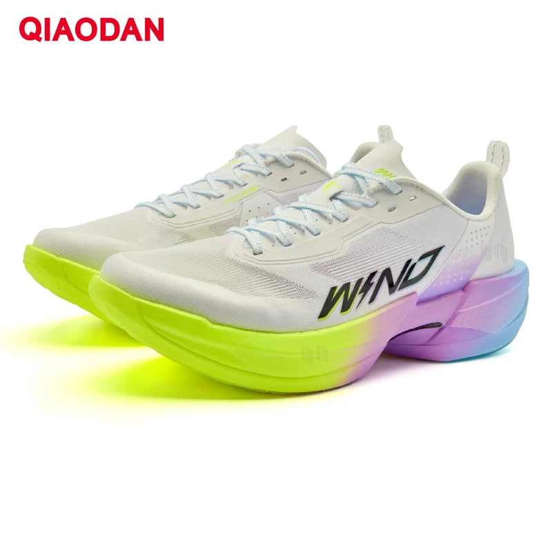 QIAODAN WIND 4PRO Carbon Plate Marathon Shoes for Men, Professional Racing Sneakers 2026, Breathable Running Sports Shoes QDB023262291