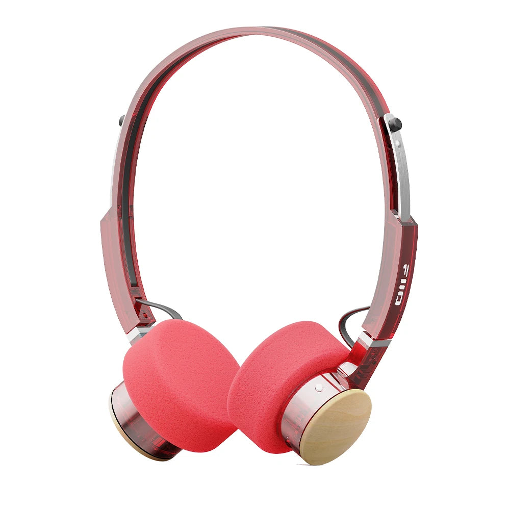 FIIO EH11 On-Ear-Bluetooth-Kopfhörer – Hi-Res LDAC kabelloses Bass-Headset, 30H Akku, Dual-Device-Verbindung & leichtes Retro-Design