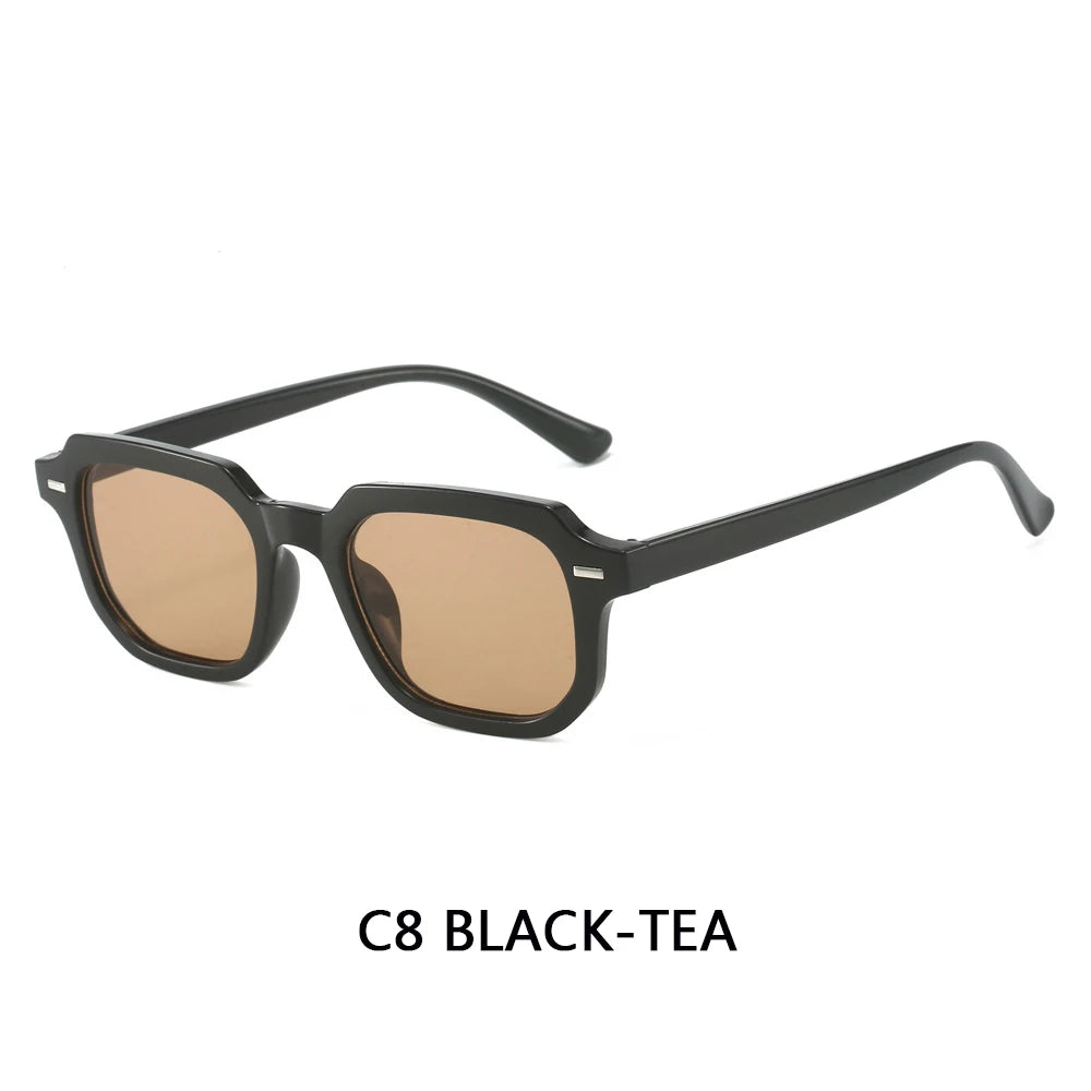 Men's Small Frame Sunglasses Can Customized Prescription Glasses Casual Blue Sunglasses For Travel And Driving