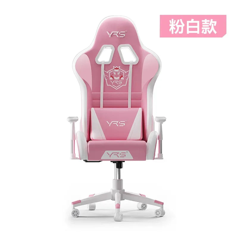 Ergonomic Esports Gaming Chair with Reclining Backrest, Adjustable Height Office Chair, Comfortable Computer Game Chair with Armrests and Wheels
