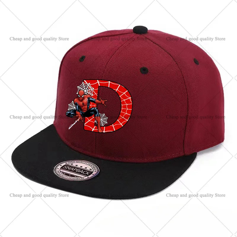 Spidermans Cap Women Men Plain Snapback Hat High Quality Adult Hip Hop Baseball Cap Men Women Outdoor Leisure Baseball Hat gift