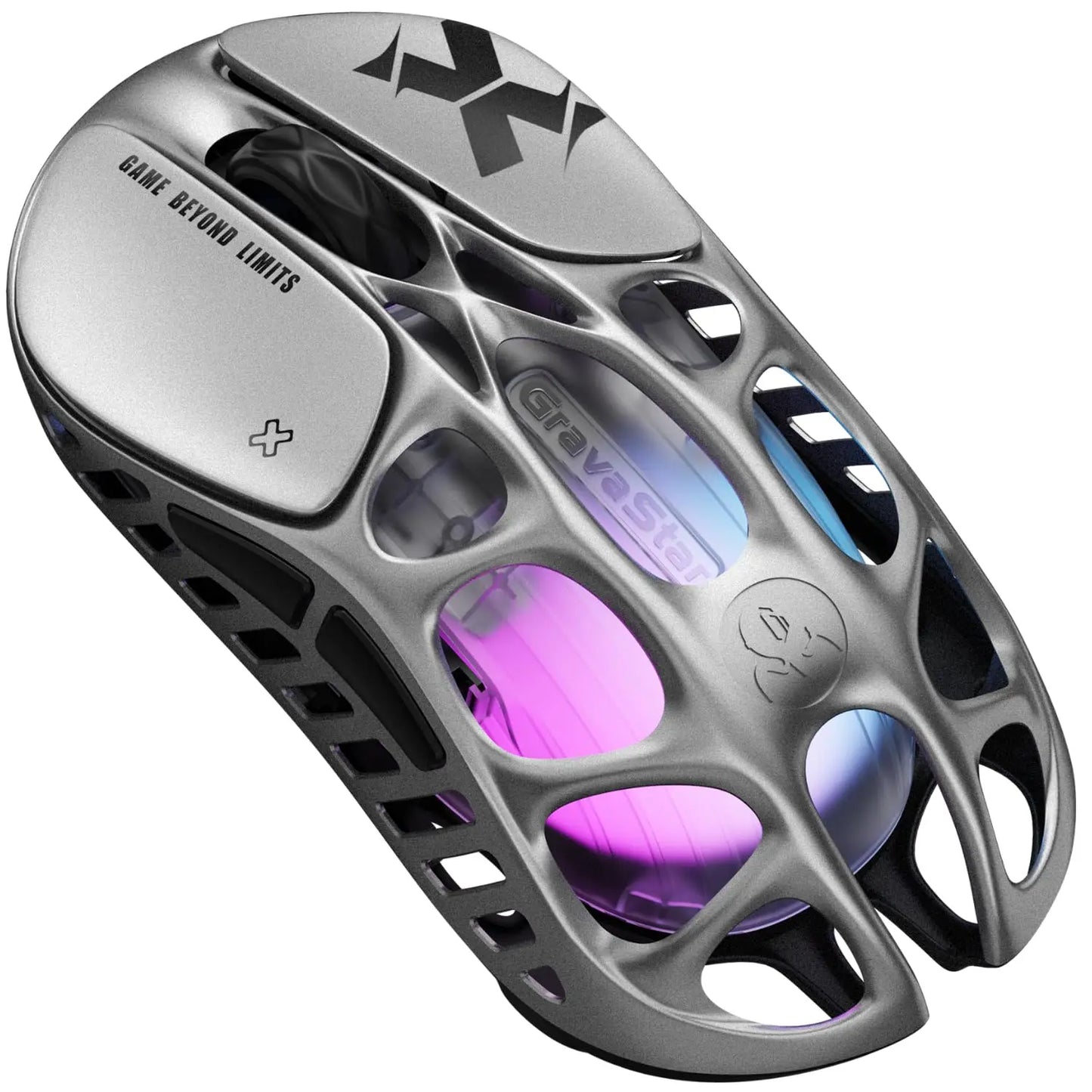 GravaStar Mercury X bežični gaming miš – senzor PAW 3950 od 32,000 DPI, brzina osvježavanja 1000Hz, samo 49g, šuplji okvir od magnezijske legure