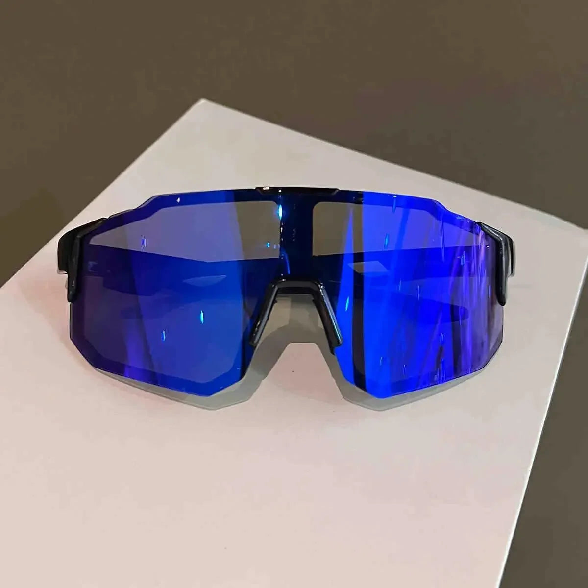 New Cycling Sunglasses Large Frame UV400 Shades UV Protection Outdoor Sports Windproof Anti-Ultraviolet Hiking Climbing Goggles