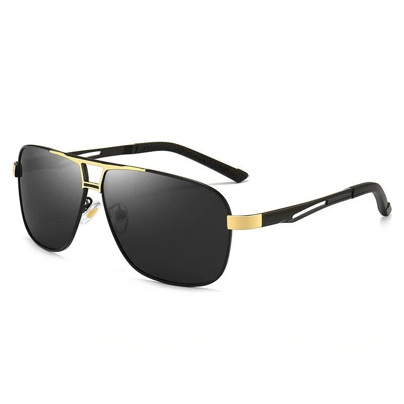 Top Aluminum Magnesium Square Polarized Photochromic Sunglasses Men Sun Glasses Military Safety Driving Oculos De Sol Masculino