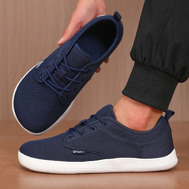 Women's Walking Flat Shoes Soft Mesh Suitable for Travel Wide Fit Lightweight Support Fitness and Leisure Sports Shoes for Men