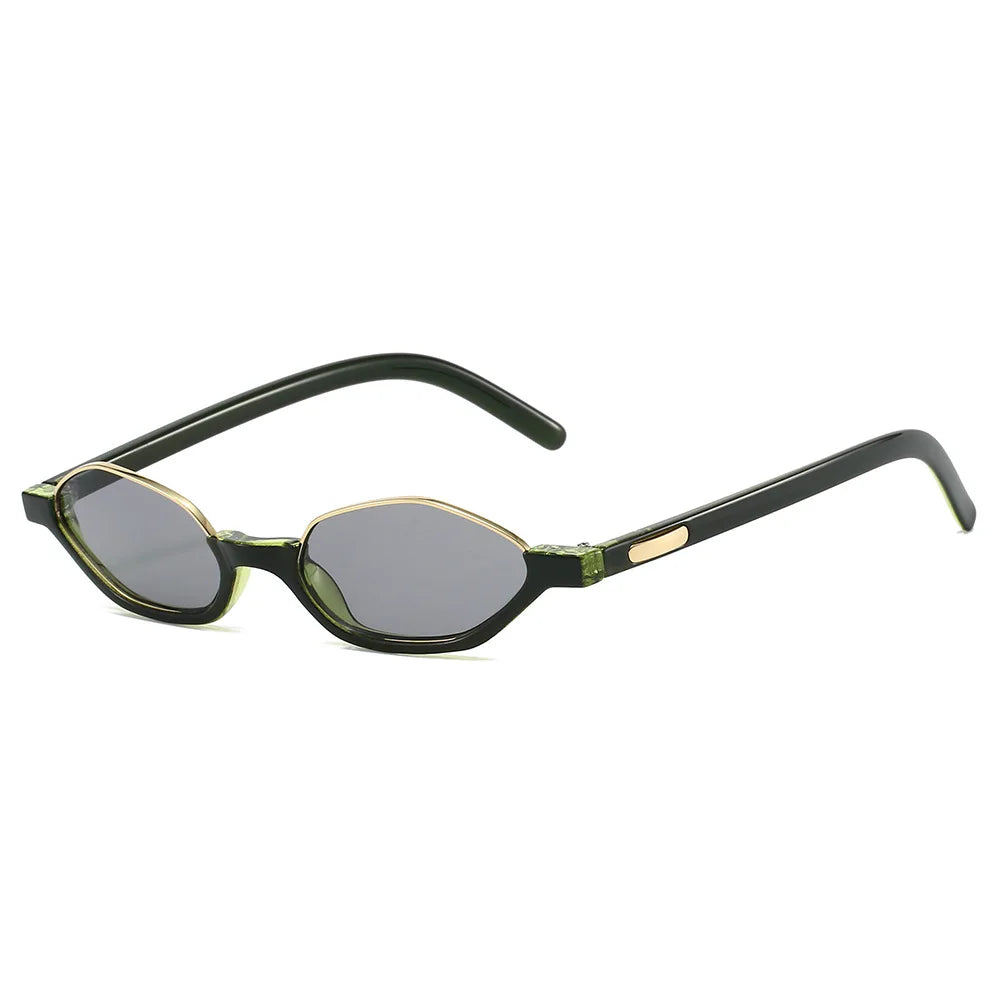 Half Frame Designer Small Sunglasses Women Cat Eye New Fashion Sun Shades UV400 Sun Glasses Brand