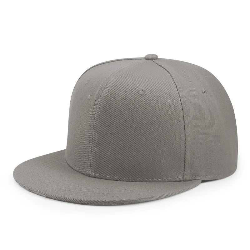 Oversize Large Fitted Caps Big Bone Man Plus Size Blank Baseball Cap Plain Back Closed Sport Hat Men Woman Flat Bill Solid Hats