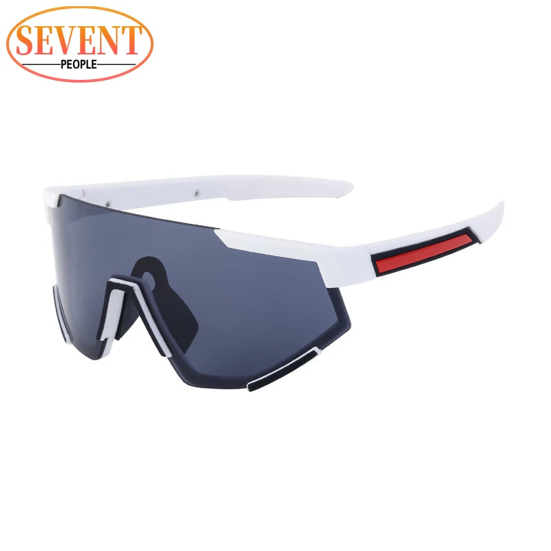 Sports Once-piece Shield Sunglasses Women Men 2026 Luxury Brand Designer Outdoor Cycling Steampunk Sun Glasses For Male Eyewear