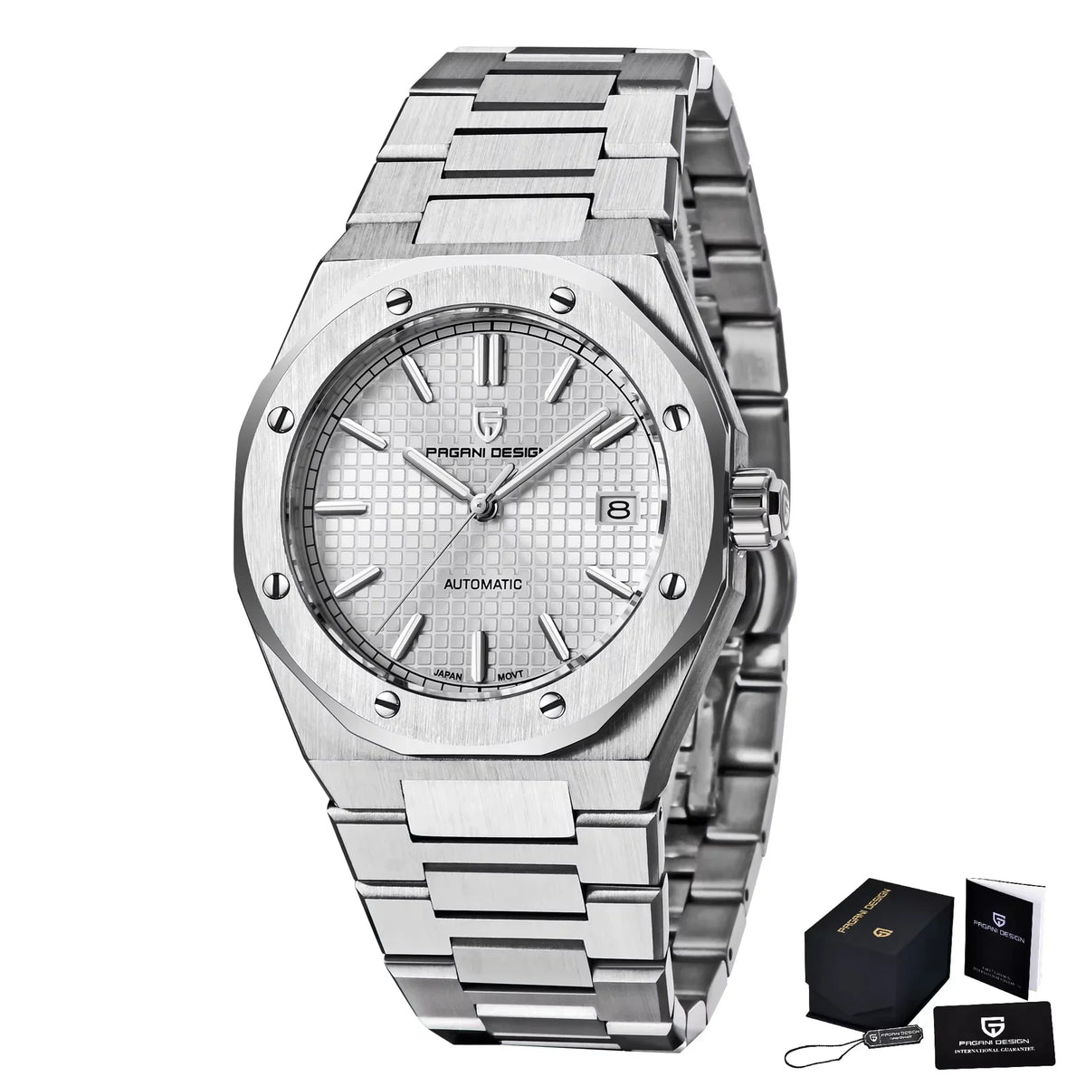 PAGANI DESIGN PD1673 Miyota 8215 Men's Fashion Watch 40MM Sport Automatic Mechanical Stainless Steel 100M Waterproof Watch