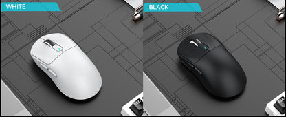 ATTACK SHARK X3 kabellose Gaming-Maus PixArt PAW3395 49g SUPERLIGHT, BT/2.4G kabellos/kabelgebunden, 6 einstellbare DPI-Stufen bis zu 26000