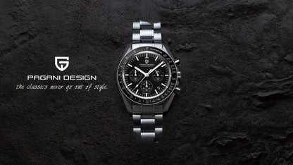 2026 New PAGANI DESIGN Mens Watches Panda Moon Watch Luxury Quartz Watch For Men Automatic Date Sport Chronograph Wristwatch Men