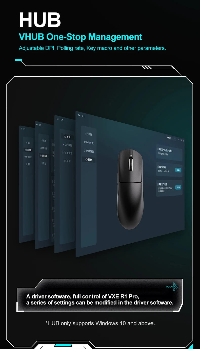 ATK VXE Dragonfly R1 Pro MAX kabellose Gaming-Maus PAW3395 R1 SE Plus Custom Esports FPS-Maus, wiederaufladbar, leichtgewichtige Maus