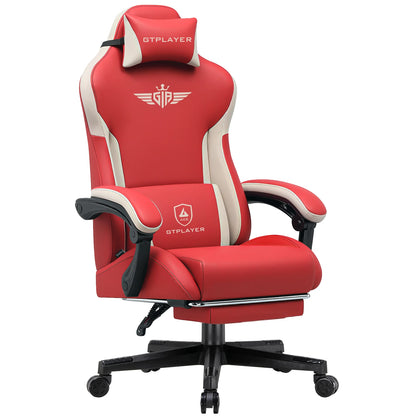 GTPLAYER Gaming Chair, Fabric Lumbar Support Ergonomic Gamer Chair PC Chair with Widened Backrest