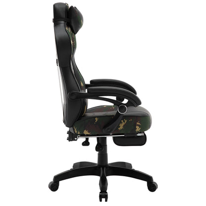 WOLTU Racing Gaming Chair Swivel Desk Office Computer Chair Sports Seat with Headrest Lumbar Cushion Footrest Gamer Chair