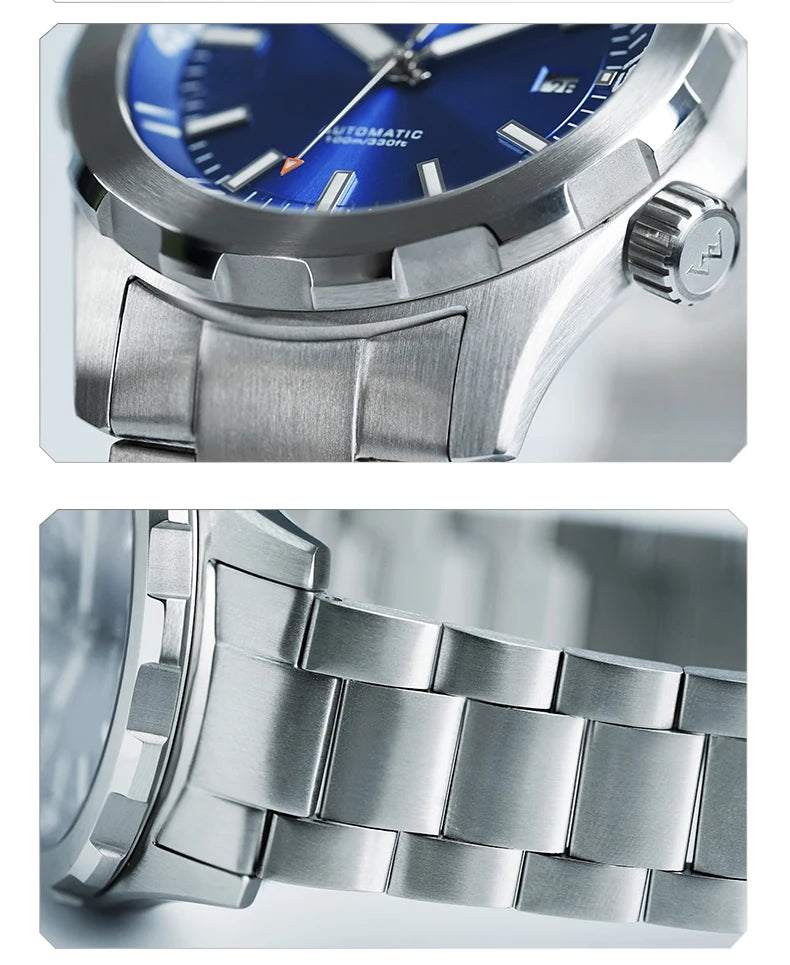 WM Watch Men Automatic Mechanical Watch Miyota8215 Sapphire AR Coated 100M Waterproof Man Business Welly Merck Watches 199M-WM