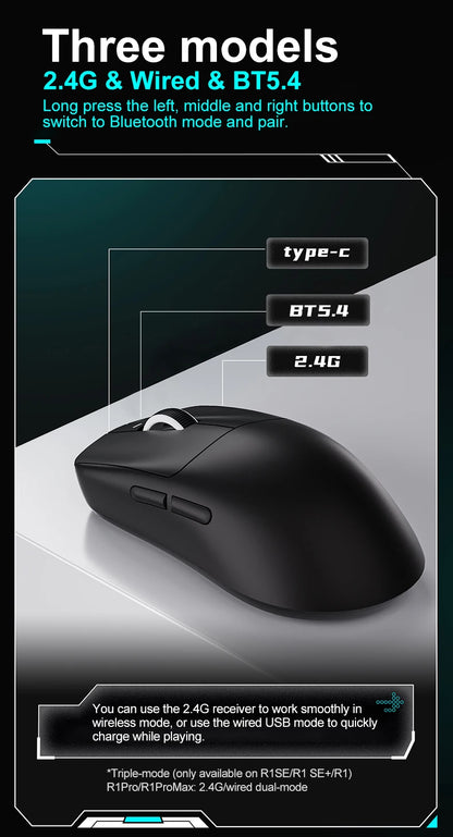 ATK VXE Dragonfly R1 Pro MAX kabellose Gaming-Maus PAW3395 R1 SE Plus Custom-Esports-FPS-Maus, wiederaufladbare leichte Maus