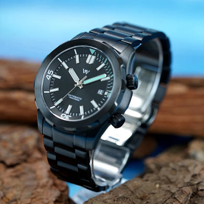WM Watch Men Automatic Mechanical Watch Miyota8215 Sapphire AR Coated 100M Waterproof Man Business Welly Merck Watches 199M-WM