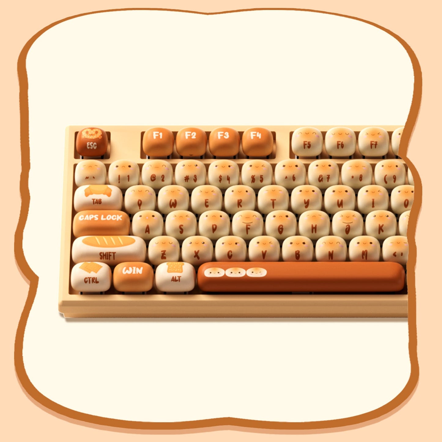 Akko MonsGeek MG108B Bun Wonderland Wireless Mechanical Keyboard MOG Profile RGB 108 Keys Full Size Hot Swap USB / 2.4G / BT 5.0