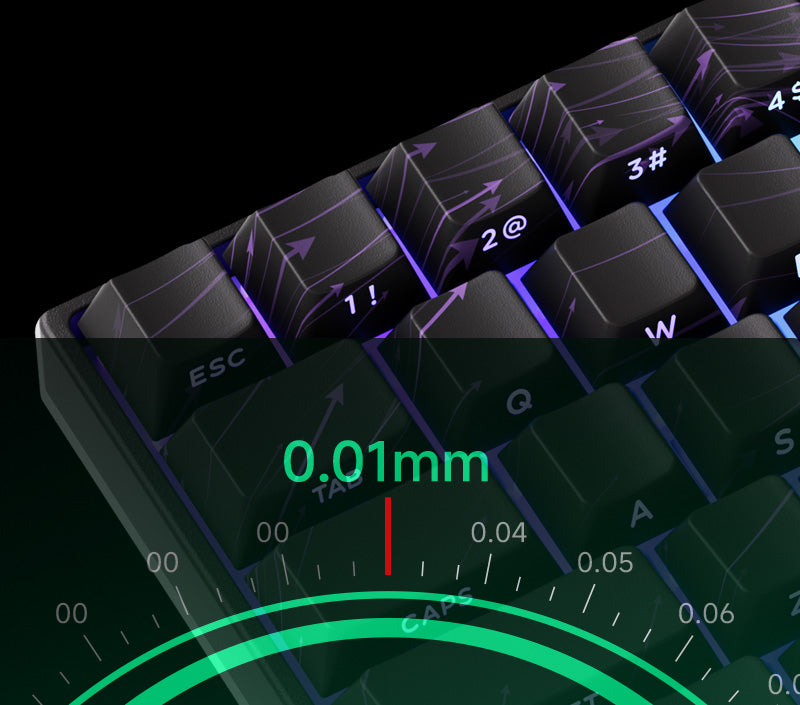 Akko MonsGeek FUN60 mechanische Tastatur mit Magnetschaltern, 60% Gaming-Tastatur, Rapid Trigger 0.01mm, 8K ARGB, HE/TMR Custom-Tastatur