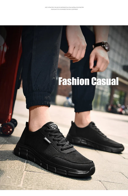 Men's Shoes Casual Mesh Summer Sneakers Breathable Lightweight Tenis Men Walking Sneaker Comfortable Masculino Zapatillas Hombre