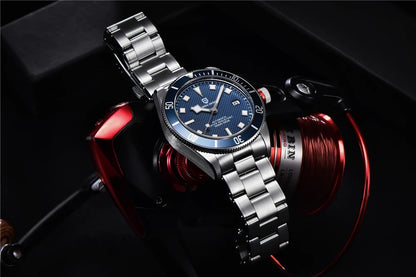 PAGANI DESIGN BB58 Steel Men's Mechancial Wrist Watches Luxury Automtaic Watch For Men AR Sapphire mirror Sport Waterproof Watch