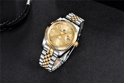 PAGANI DESIGN 40MM Men Mechanical Watch Top Luxury Japan Movement Automatic Watch Sport Stainless Steel Waterproof Men Watches