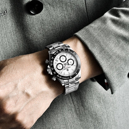 2026 New PAGANI DESIGN Chronograph Luxury Quartz Wrist Watch Automatic Date 100M Waterproof JAPAN VK63 Movement