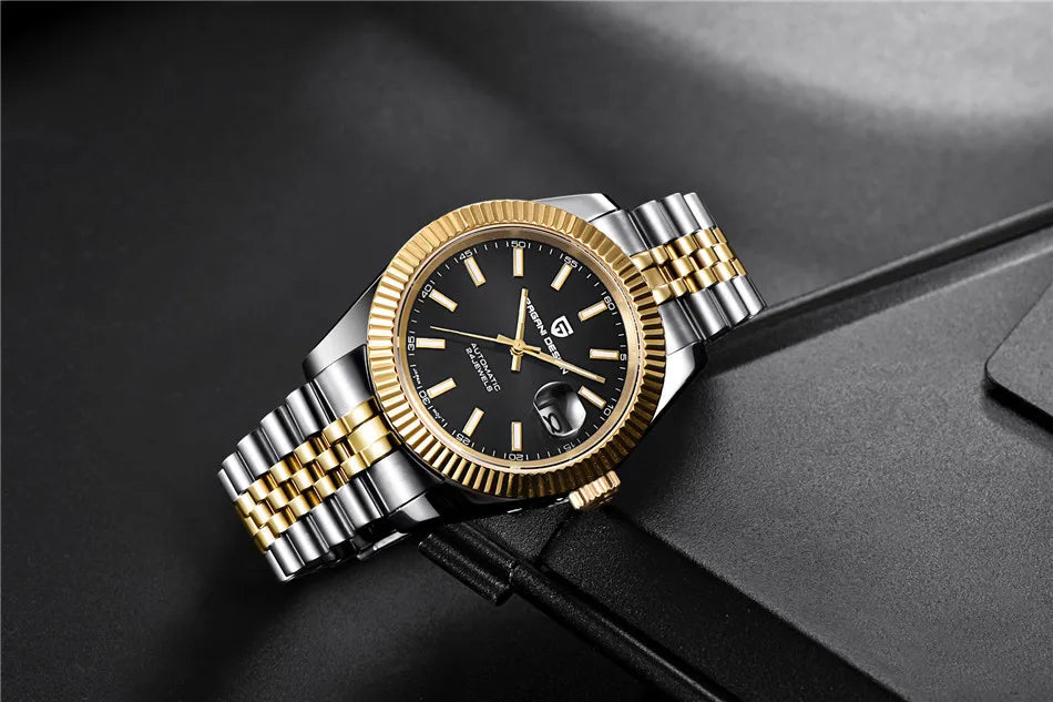 PAGANI DESIGN 40MM Men Mechanical Watch Top Luxury Japan Movement Automatic Watch Sport Stainless Steel Waterproof Men Watches