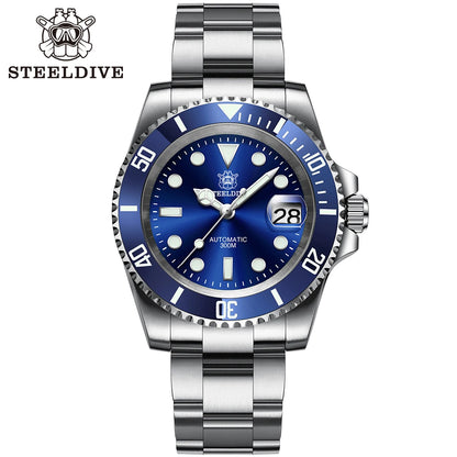 SD1953 Steeldive Brand 2022 Men Mechanical Wristwatch 41mm Stainless Steel Men Watch NH35 Sapphire Glass Men Watches