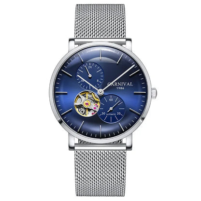 Montre mécanique pour homme Carnival – Montre-bracelet automatique de luxe avec verre saphir