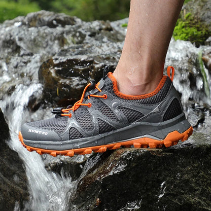 HUMTTO Men Upstream Shoes Outdoor Trekking Wading Aqua Shoes Breathable Mesh Quick drying ankle women  water Sneakers Non-slip