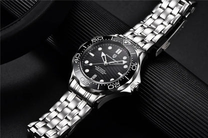 PAGANI DESIGN 2026 New V2 Waves 200M Diving Men's Watches Fashion Luxury Automatic Watch Men AR Sapphire crystal Wrist watch Men