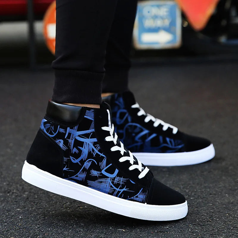 Men Casual Skateboarding Shoes High Top Sneakers Sports Shoes Men Outdoor Breathable Street Walking Shoes 48 Chaussure Homme 47