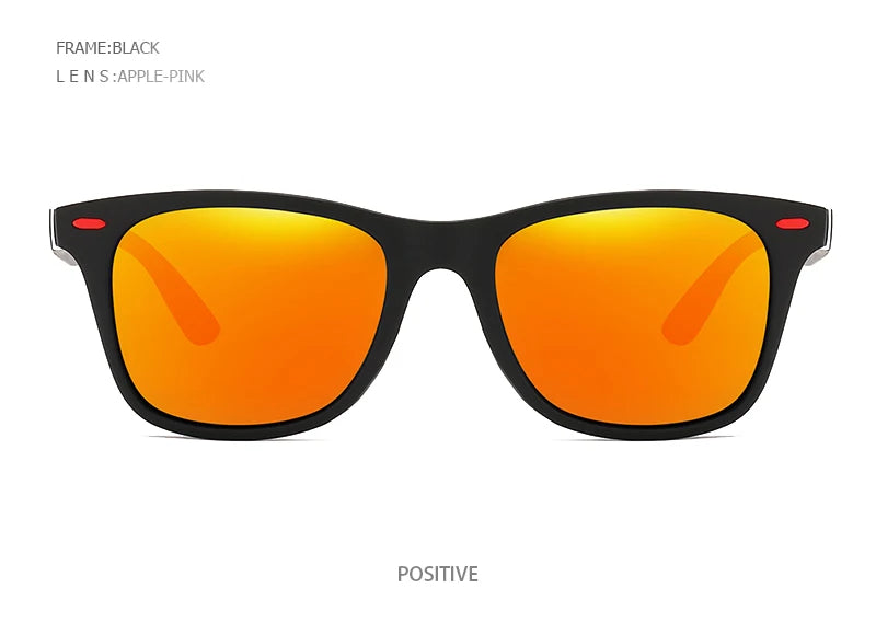 Hot Sale Polarized Sunglasses Men Women Classic Square Plastic Driving Sun Glasses Male Fashion Black Travelling Shades UV400