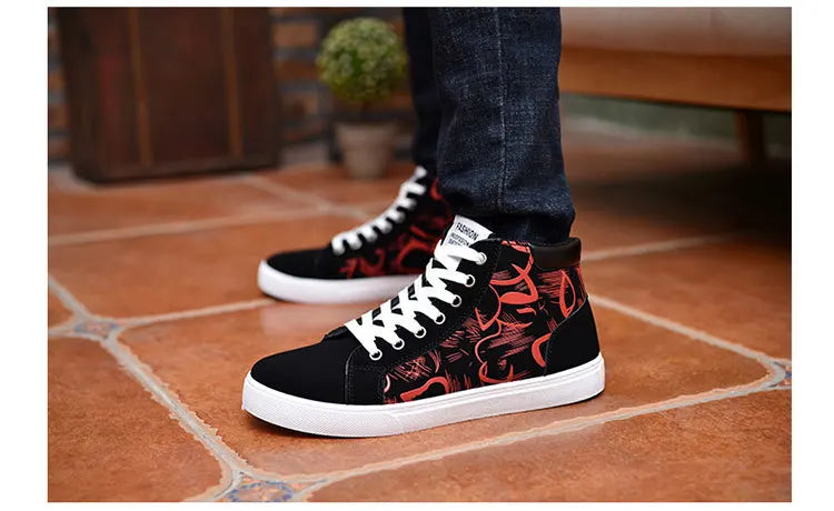Men Casual Skateboarding Shoes High Top Sneakers Sports Shoes Men Outdoor Breathable Street Walking Shoes 48 Chaussure Homme 47