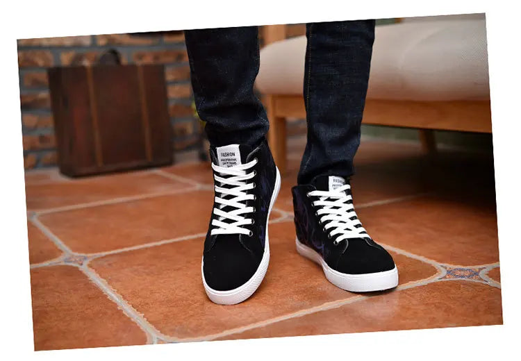 Men Casual Skateboarding Shoes High Top Sneakers Sports Shoes Men Outdoor Breathable Street Walking Shoes 48 Chaussure Homme 47