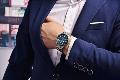 PAGANI DESIGN BB58 Steel Men's Mechancial Wrist Watches Luxury Automtaic Watch For Men AR Sapphire mirror Sport Waterproof Watch