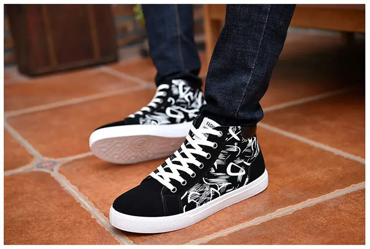 Men Casual Skateboarding Shoes High Top Sneakers Sports Shoes Men Outdoor Breathable Street Walking Shoes 48 Chaussure Homme 47