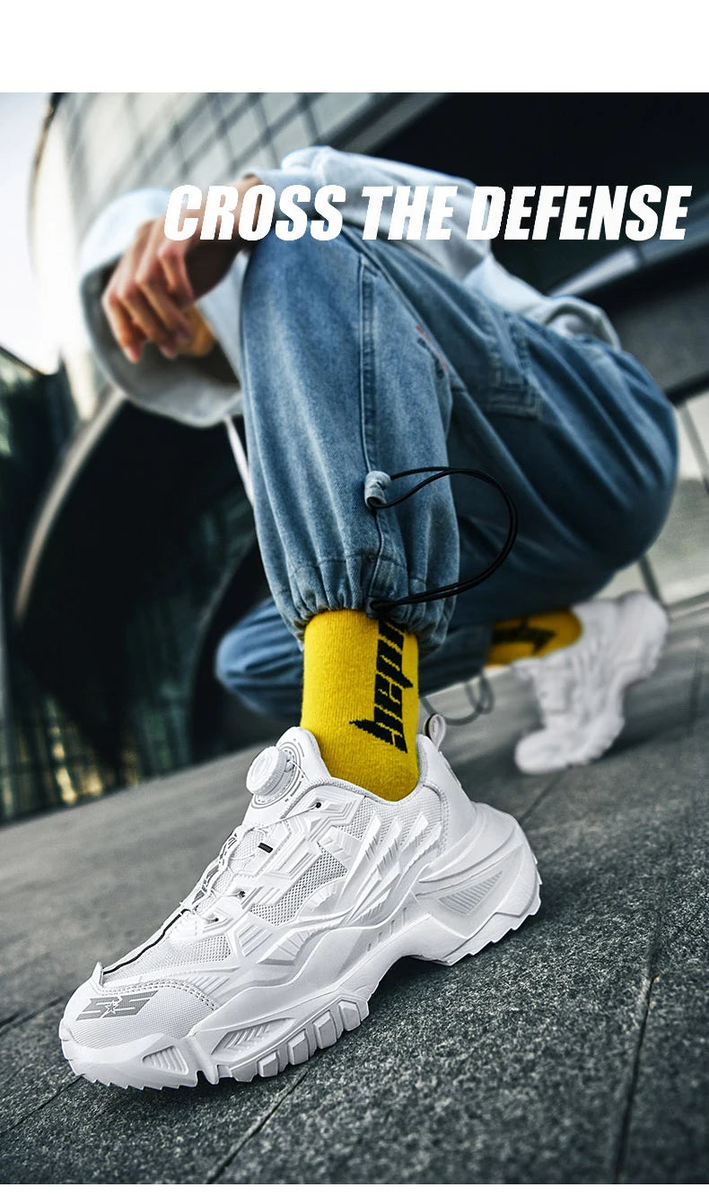 Men's Sneakers Casual Shoes Tennis Luxury Shoes Trainer Race Lace-free Shoes Fashion Loafers Running Shoes for Men