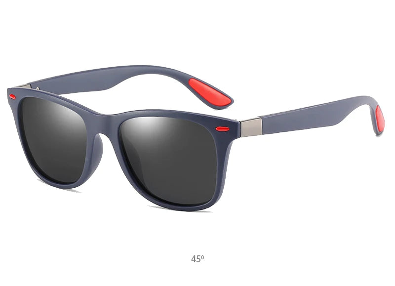 Hot Sale Polarized Sunglasses Men Women Classic Square Plastic Driving Sun Glasses Male Fashion Black Travelling Shades UV400