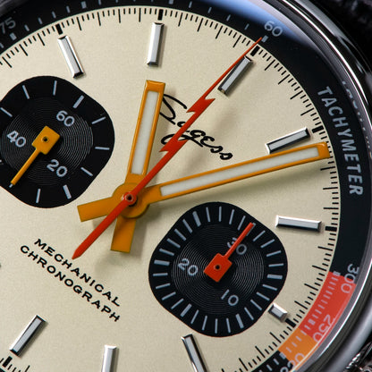 Sugess New Business Watch Mechanical Chronograph ST19 Original Swaneck Movement wristwatches Army Pilot Reloj Hombre Sappire