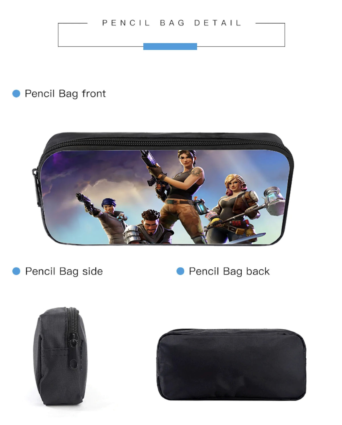 Set de 3 bucăți de ghiozdane Fortnite pentru băieți și fete, cu tematică Battle Royale, seturi de ghiozdane pentru jocuri, rucsacuri pentru jocuri, cadouri școlare