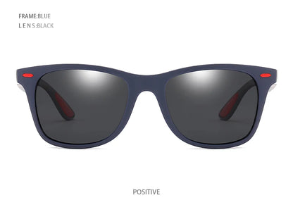 Hot Sale Polarized Sunglasses Men Women Classic Square Plastic Driving Sun Glasses Male Fashion Black Travelling Shades UV400