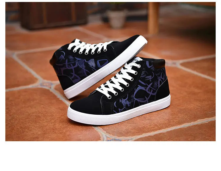 Men Casual Skateboarding Shoes High Top Sneakers Sports Shoes Men Outdoor Breathable Street Walking Shoes 48 Chaussure Homme 47