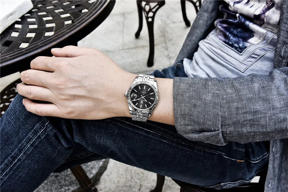 PAGANI DESIGN 40MM Men Mechanical Watch Top Luxury Japan Movement Automatic Watch Sport Stainless Steel Waterproof Men Watches