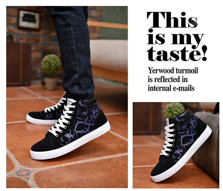 Men Casual Skateboarding Shoes High Top Sneakers Sports Shoes Men Outdoor Breathable Street Walking Shoes 48 Chaussure Homme 47