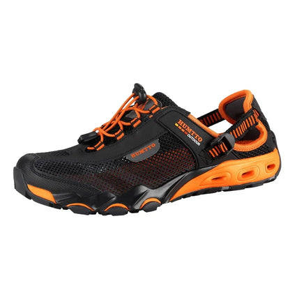 HUMTTO Men Upstream Shoes Outdoor Trekking Wading Aqua Shoes Breathable Mesh Quick drying ankle women  water Sneakers Non-slip
