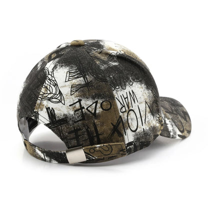 FS Black Red Graffiti Baseball Caps For Men Luxury Brand Women Hat Snapback Hip Hop Cap Street Trucker Hats Casquettes Hommes