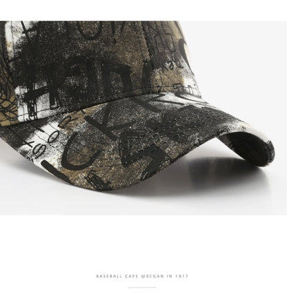 FS Black Red Graffiti Baseball Caps For Men Luxury Brand Women Hat Snapback Hip Hop Cap Street Trucker Hats Casquettes Hommes